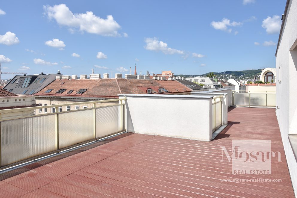 Замечательная квартира с террасой на верхнем этаже с видом на всю Вену