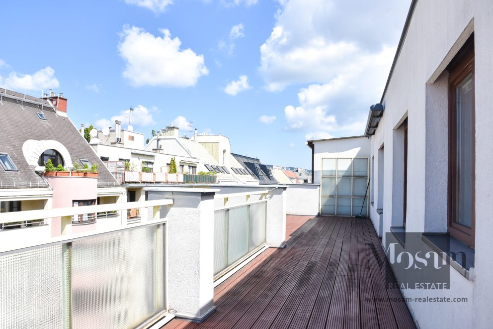 Замечательная квартира с террасой на верхнем этаже с видом на всю Вену