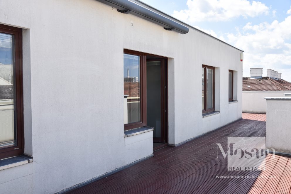 Замечательная квартира с террасой на верхнем этаже с видом на всю Вену